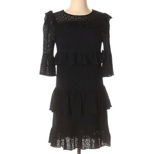 Madewell Eyelet Lace Ruffled Dress 00